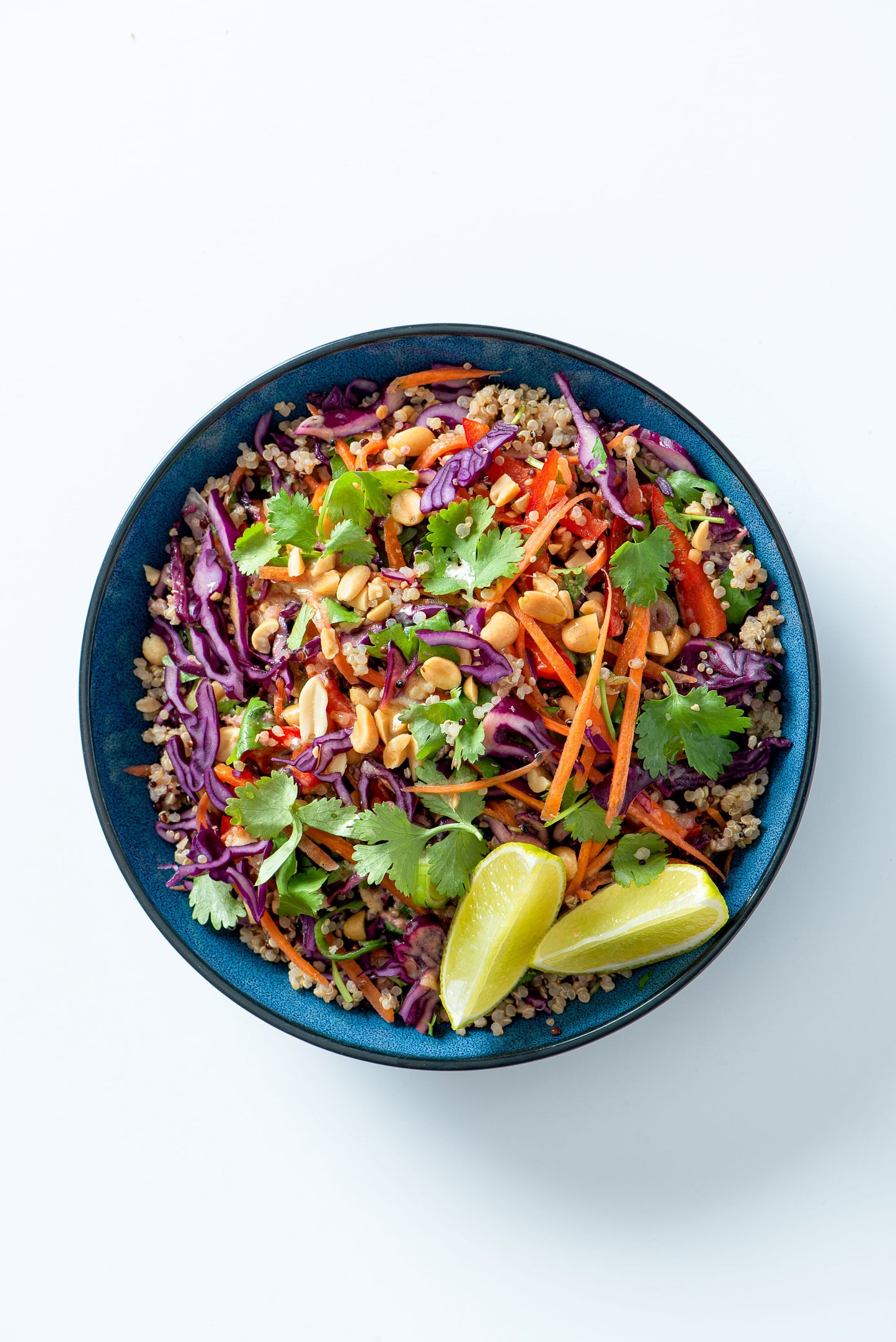 Crunchy Peanut and Lime Quinoa Salad