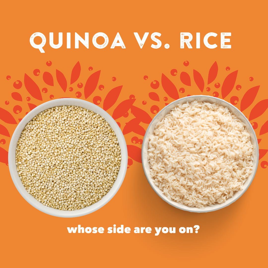 Is quinoa better than rice?