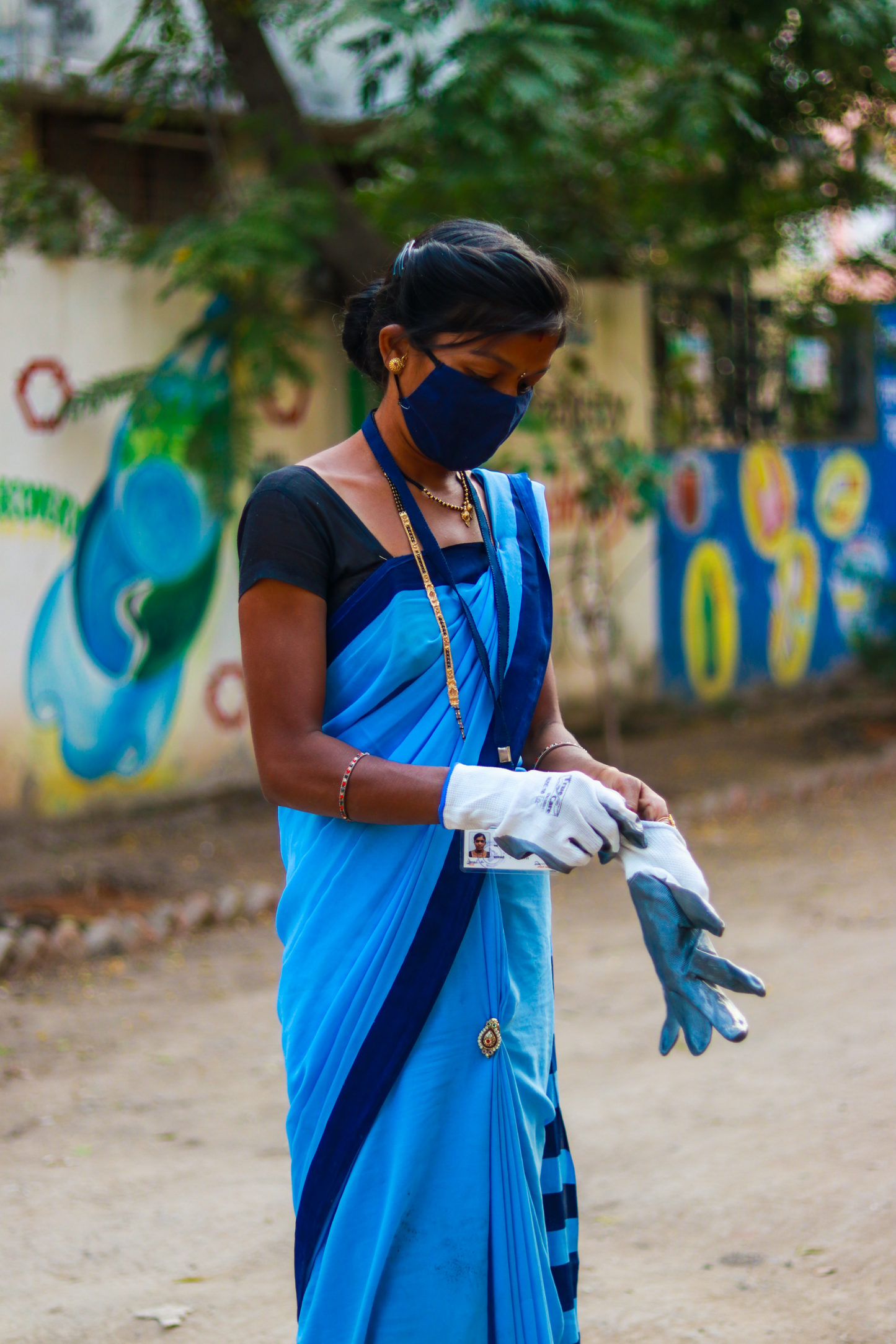 indian waste worker