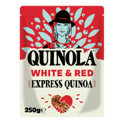 white & red quinoa
